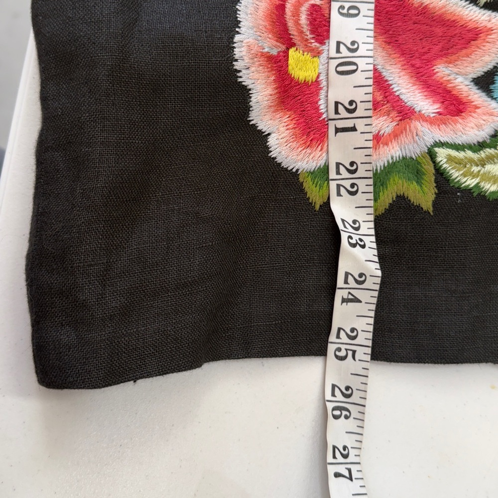 Vintage Collection Heavily Embroidered Cotton Top XL Retail $278 - Picture 8 of 11